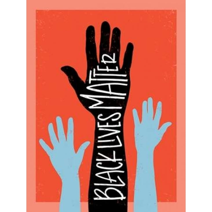 Black Lives Matter - Hands Poster Print by Emily Rasmussen Image 2