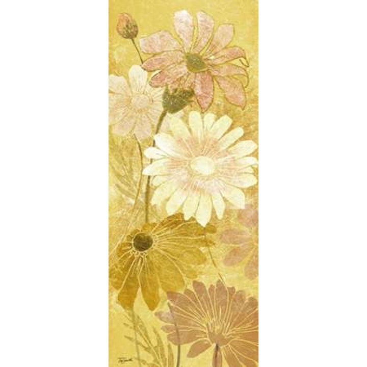 Golden Daisy Patch Panel I Poster Print by Tre Sorelle Studios Image 1