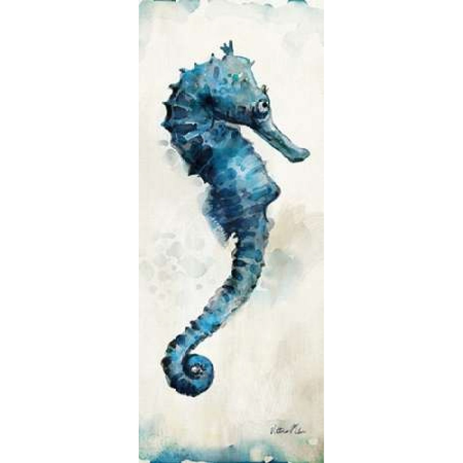 Watercolor Seahorse Panel I Poster Print by Vittorio Milan Image 1