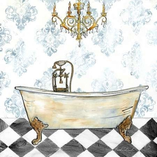 Checkerboard Bath I Poster Print by Caitlin Dundon Image 2