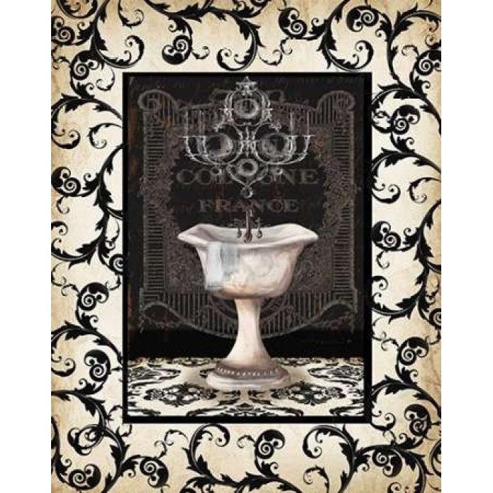 Midnight Bath with border II Poster Print by Tre Sorelle Studios Image 1