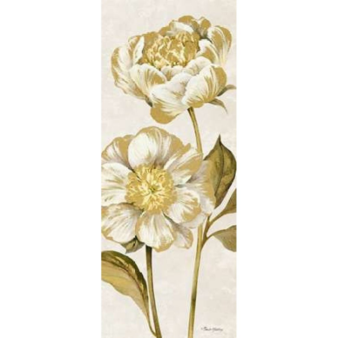 Touch of Gold Panel Cream II Poster Print by Pamela Gladding Image 1