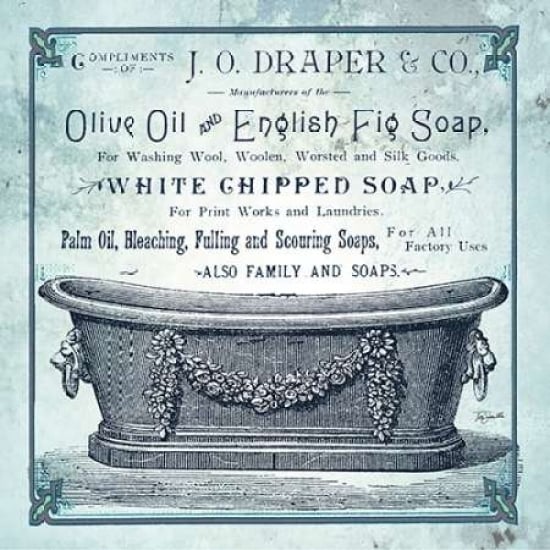 Old Fashioned Bath I Poster Print by Tre Sorelle Studios Image 1