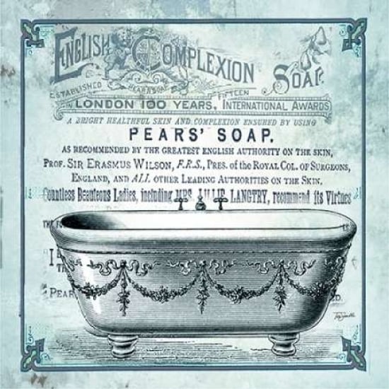 Old Fashioned Bath II Poster Print by Tre Sorelle Studios Image 1