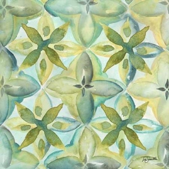 Watercolor Arabesque I Poster Print by Tre Sorelle Studios Image 1