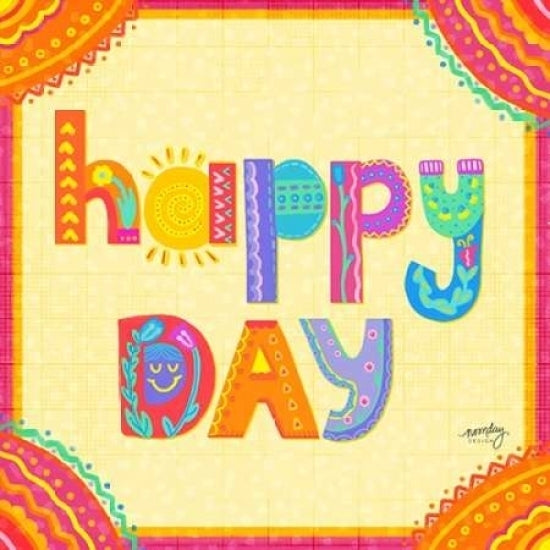 Happy Day Trio I Poster Print by Noonday Design Image 1