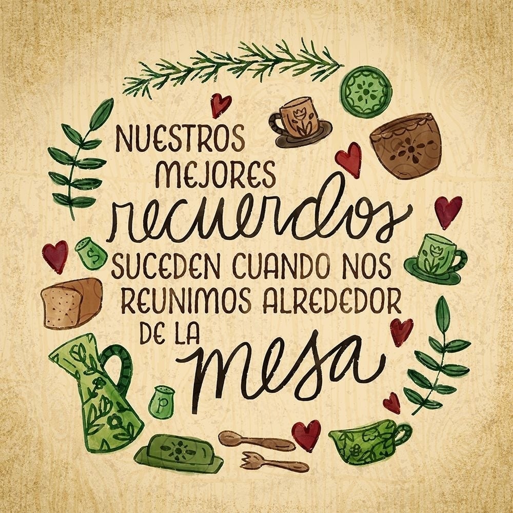 Kitchen Memories Spanish II Poster Print by Noonday Designs Image 1