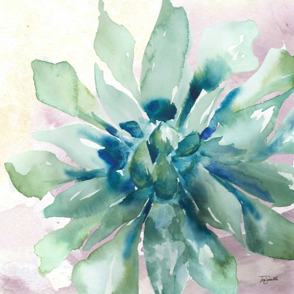 Succulent Watercolor III Poster Print by Tre Sorelle Studios Image 1