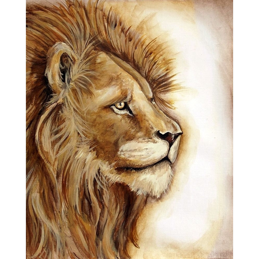 Lion Portrait Poster Print by Tre Sorelle Studios Image 2