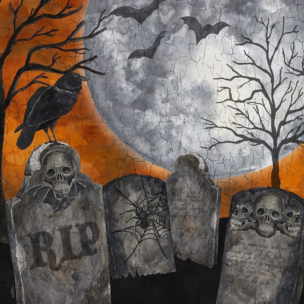 Something Wicked Graveyard Ii Rip Poster Print by Tara Reed Image 2