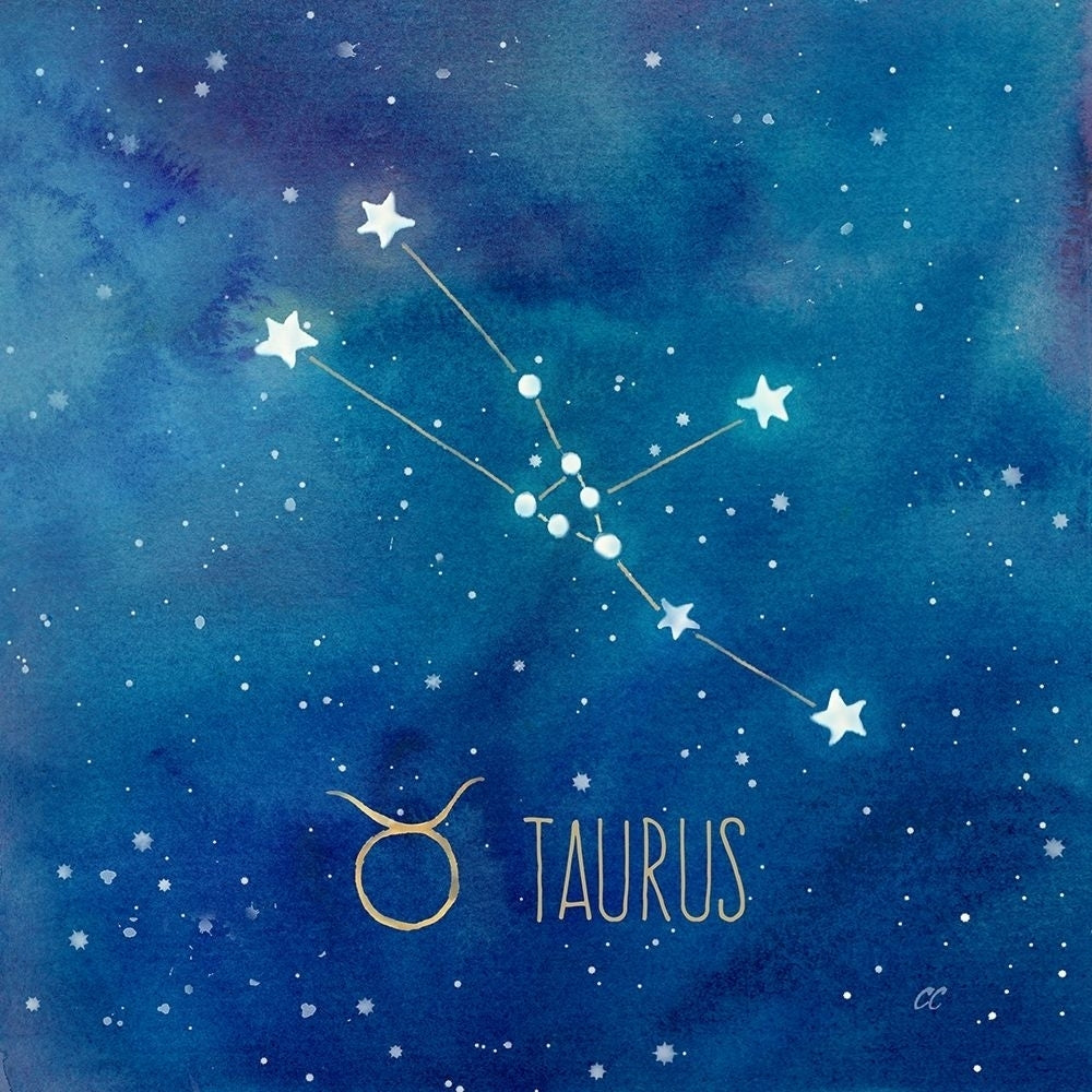 Star Sign Taurus Poster Print by Cynthia Coulter Image 1