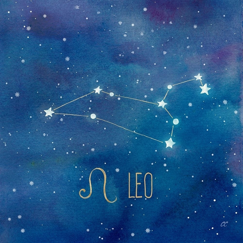 Star Sign Leo Poster Print by Cynthia Coulter Image 1