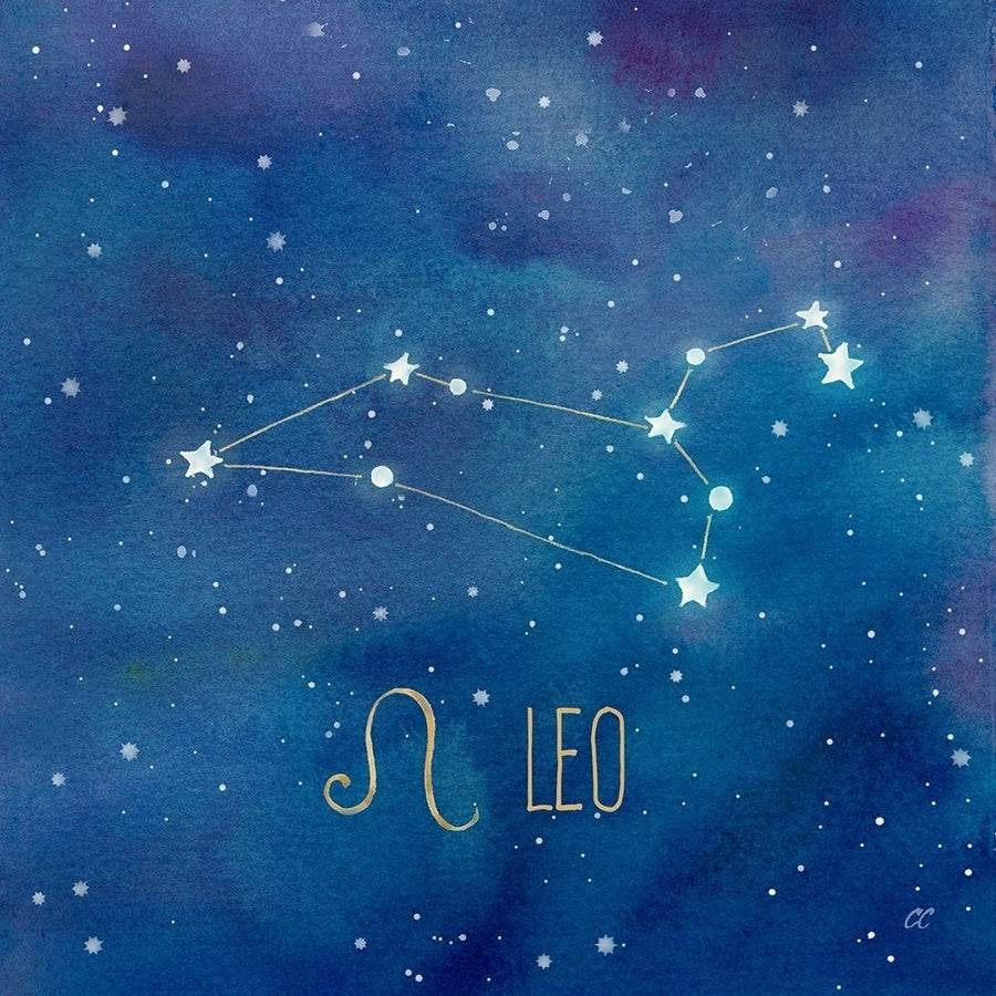 Star Sign Leo Poster Print by Cynthia Coulter Image 1