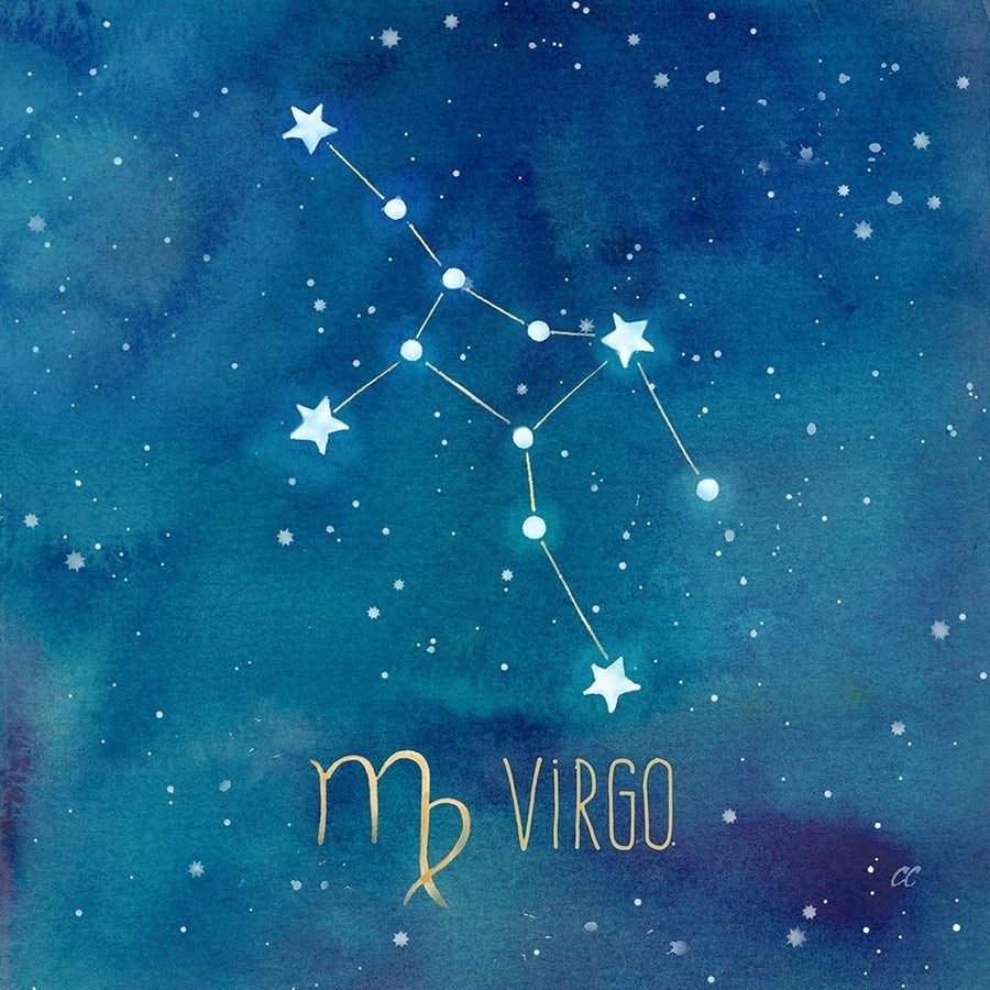 Star Sign Virgo Poster Print by Cynthia Coulter Image 1