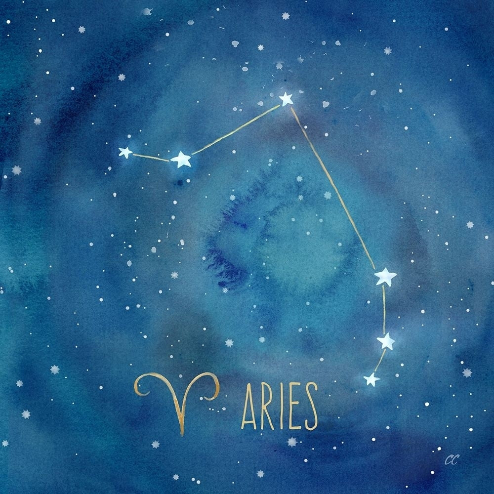 Star Sign Aries Poster Print by Cynthia Coulter Image 1