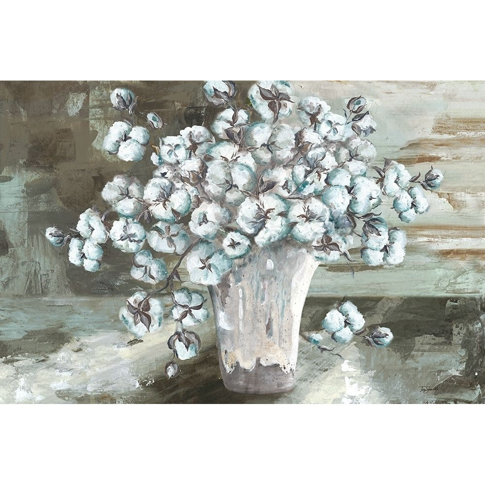 Farmhouse Cotton Bolls Still life Poster Print by Tre Sorelle Studios Image 1