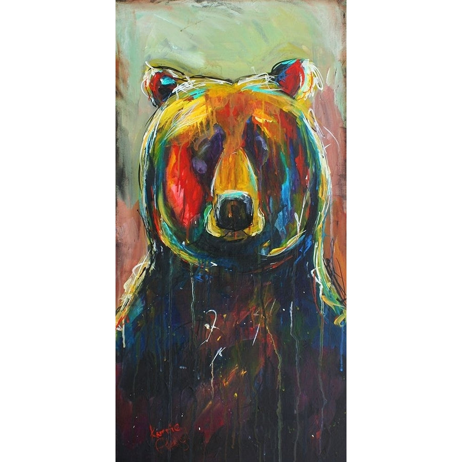 Back Woods Black Bear Poster Print by Karrie Evenson Image 1