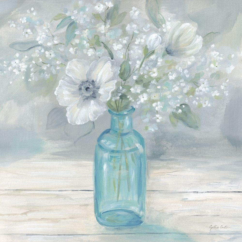 Vintage Jar Bouquet II Poster Print by Cynthia Coulter Image 1