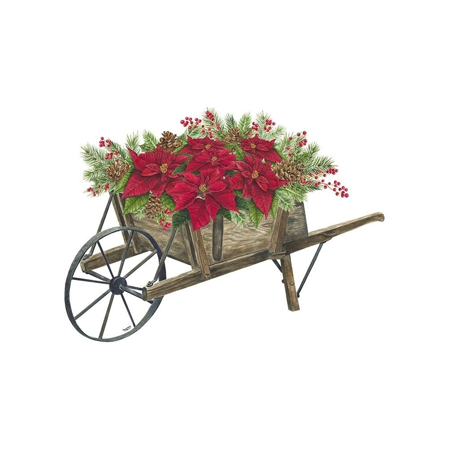 Home for the Holidays icon VI-Christmas Wheelbarrow by Tara Reed Image 1