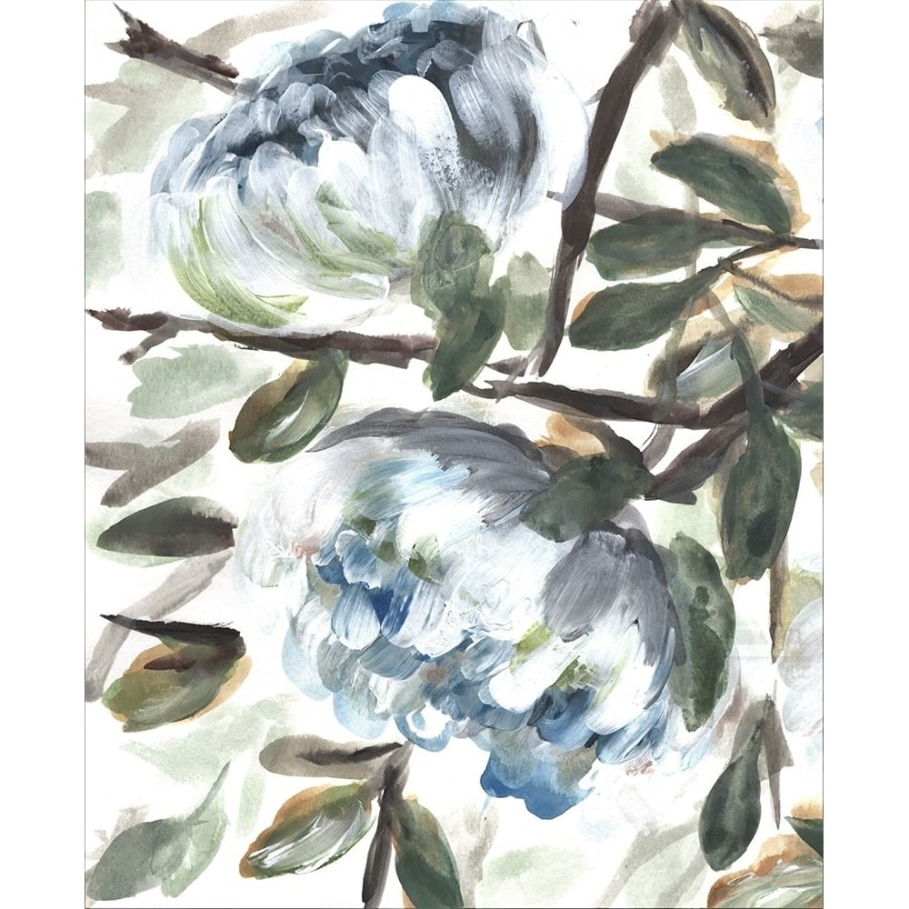 Farmhouse Blue Bush I Poster Print by Marcy Chapman RB14839MCH Image 1