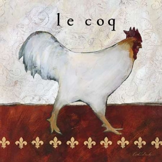 French Country Kitchen I - Le Coq Poster Print by Caitlin Dundon Image 2