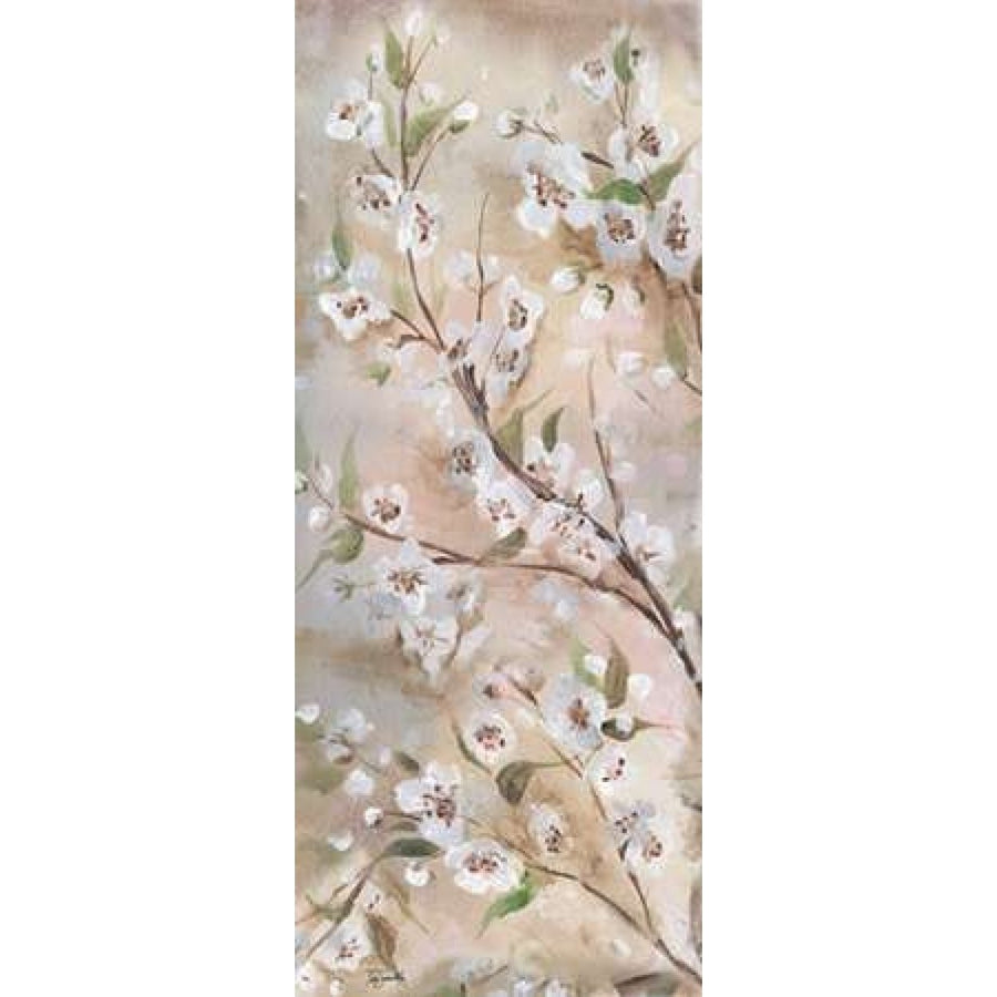 Cherry Blossoms Taupe Panel I Poster Print by Tre Sorelle Studios Image 1