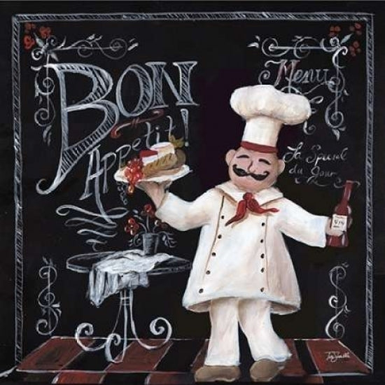 Chalkboard Chefs II Poster Print by Tre Sorelle Studios Image 1