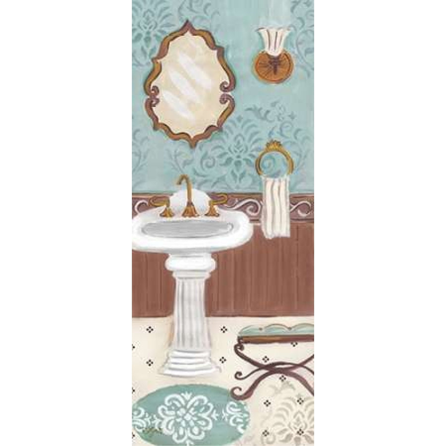 Fancy Bath Panel I Poster Print by Rebecca Lyon Image 1