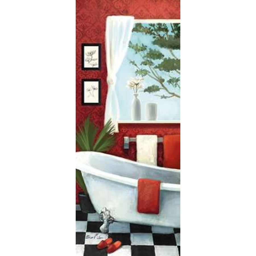 Bath with a View Panel I Poster Print by Vittorio Milan Image 1