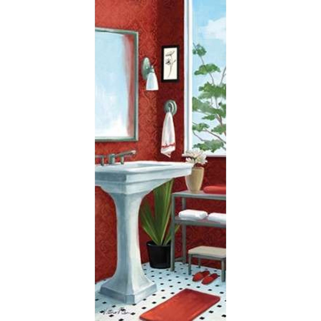 Bath with a View Panel II Poster Print by Vittorio Milan Image 1