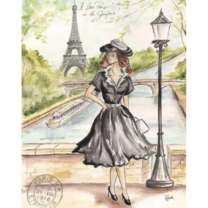 Springtime Paris Fashion I Poster Print by Tre Sorelle Studios Image 2