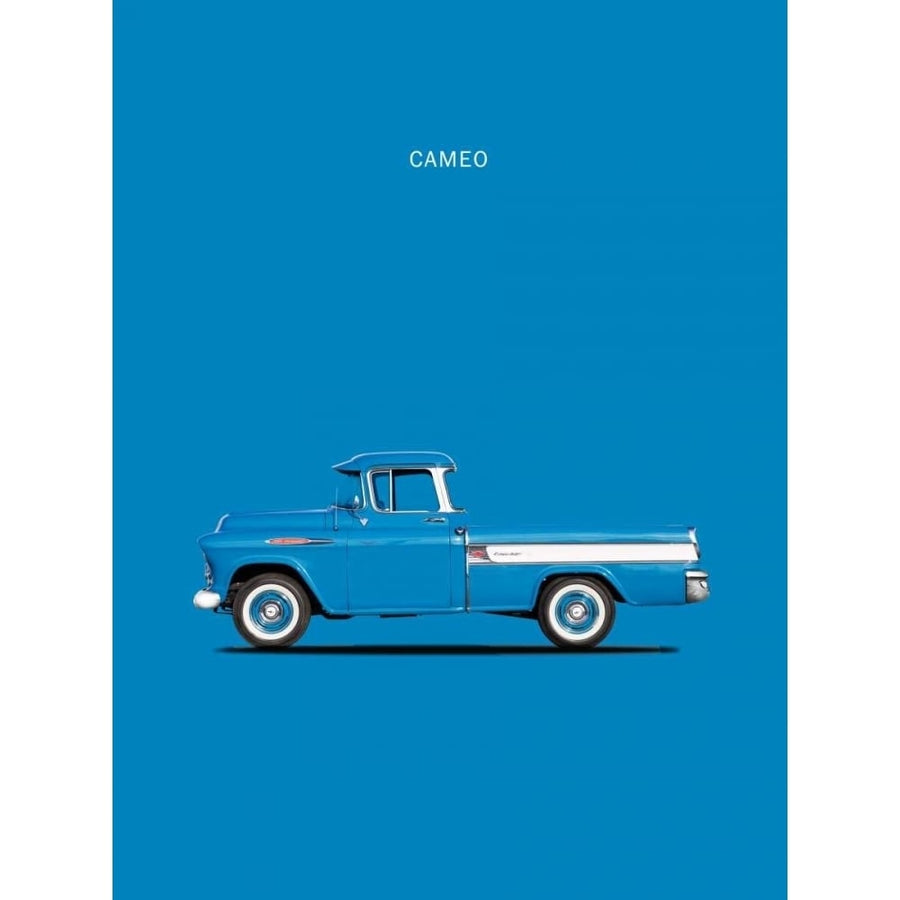 Chevrolet Cameo Pickup 1957 Bl Poster Print by Mark Rogan RGN113080 Image 1