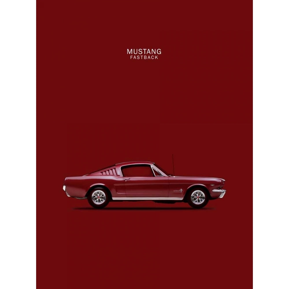 Mustang Fastback 65 Poster Print by Mark Rogan RGN113109 Image 1