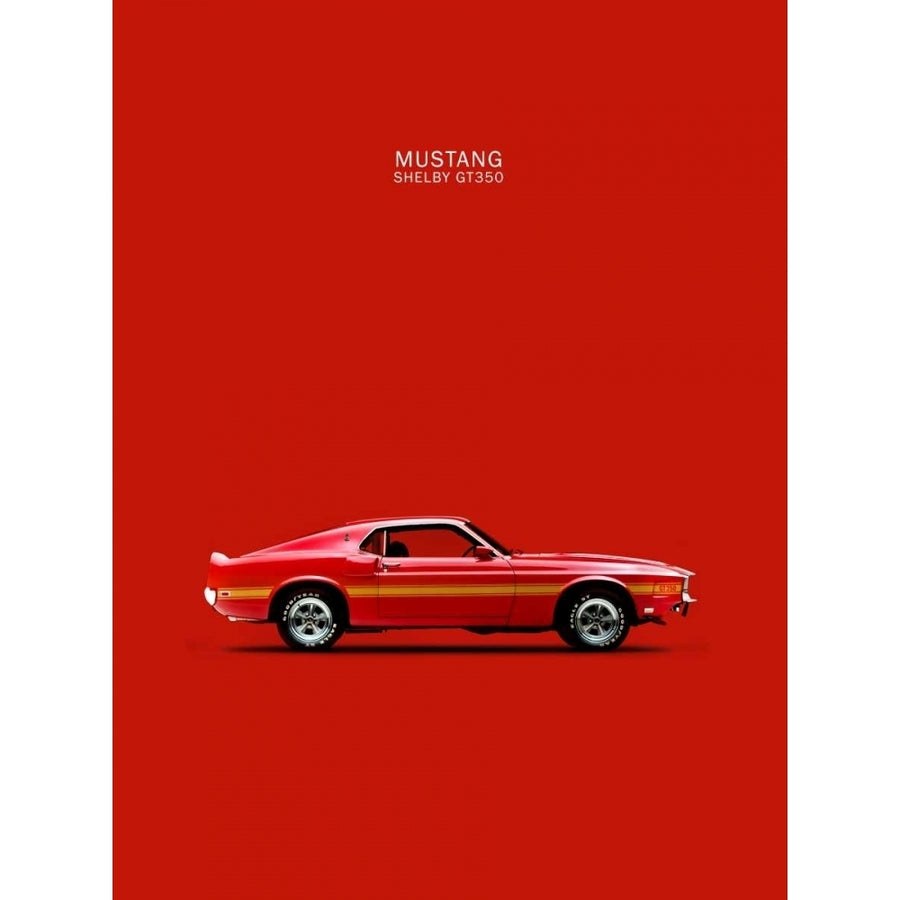 Ford Mustang Shelby GT350 1969 Poster Print by Mark Rogan RGN113096 Image 1