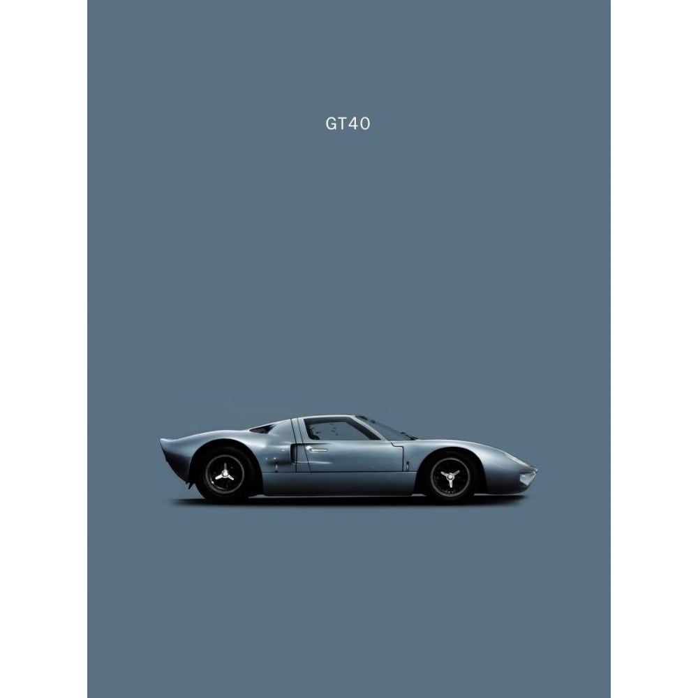 Ford GT40 Poster Print by Mark Rogan RGN113093 Image 1