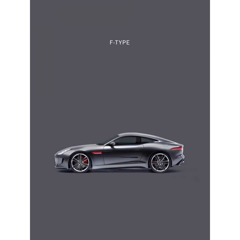 Jaguar F-Type Grey Poster Print by Mark Rogan RGN113102 Image 1