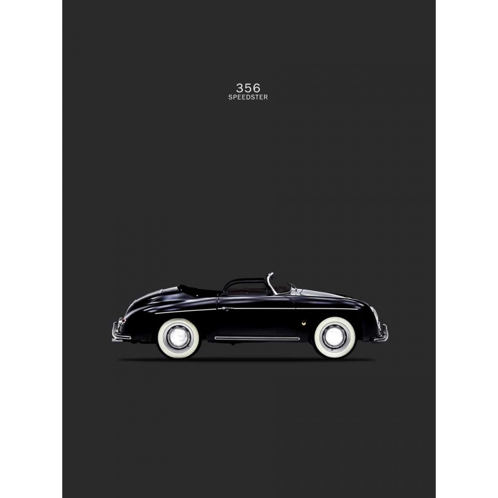 Porsche 356 Speedster Black Poster Print by Mark Rogan RGN113111 Image 1