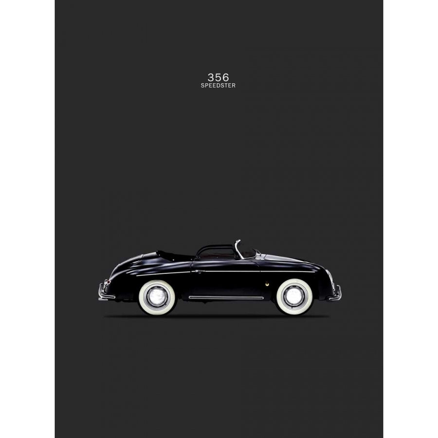 Porsche 356 Speedster Black Poster Print by Mark Rogan RGN113111 Image 1