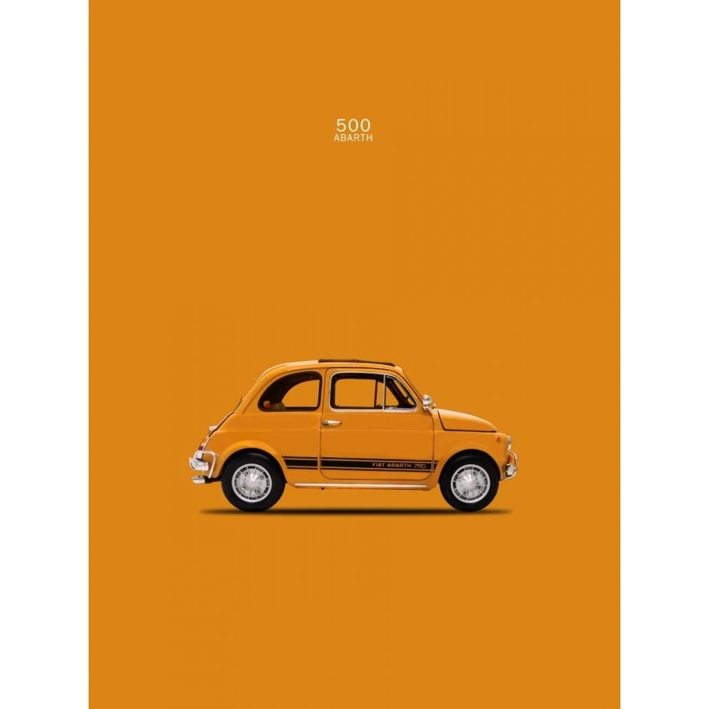 Fiat 500 Abarth 1969 Poster Print by Mark Rogan RGN113234 Image 1