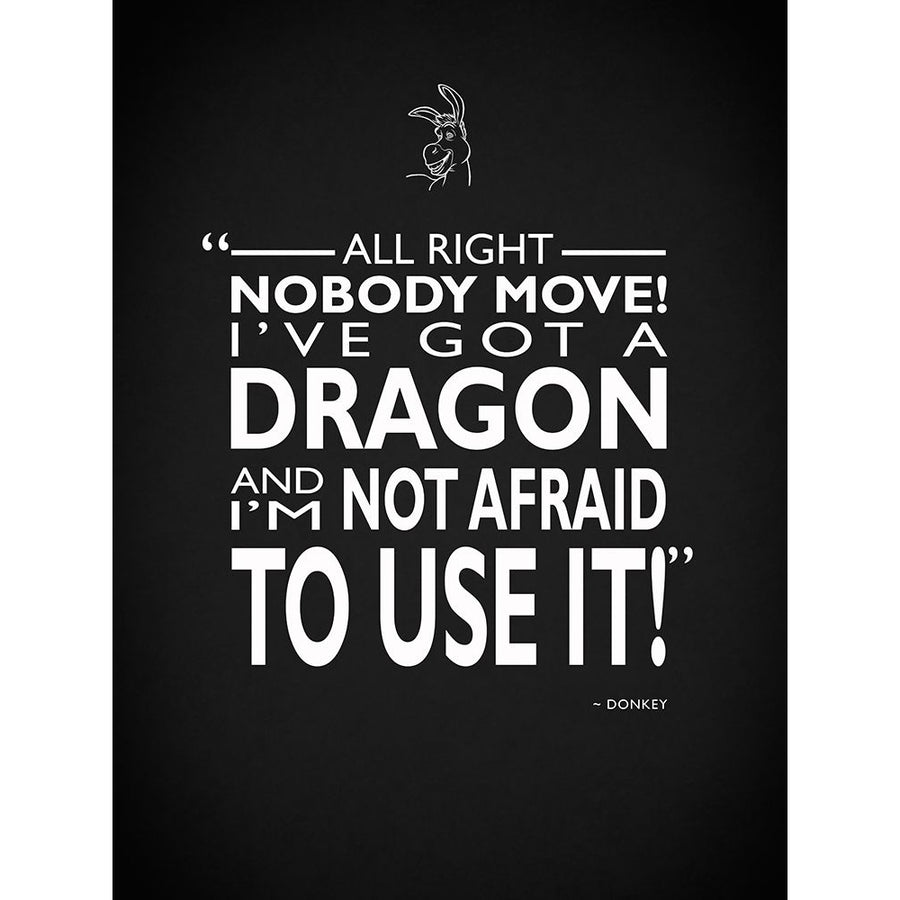 Shrek Ive Got A Dragon Poster Print by Mark Rogan RGN114822 Image 1