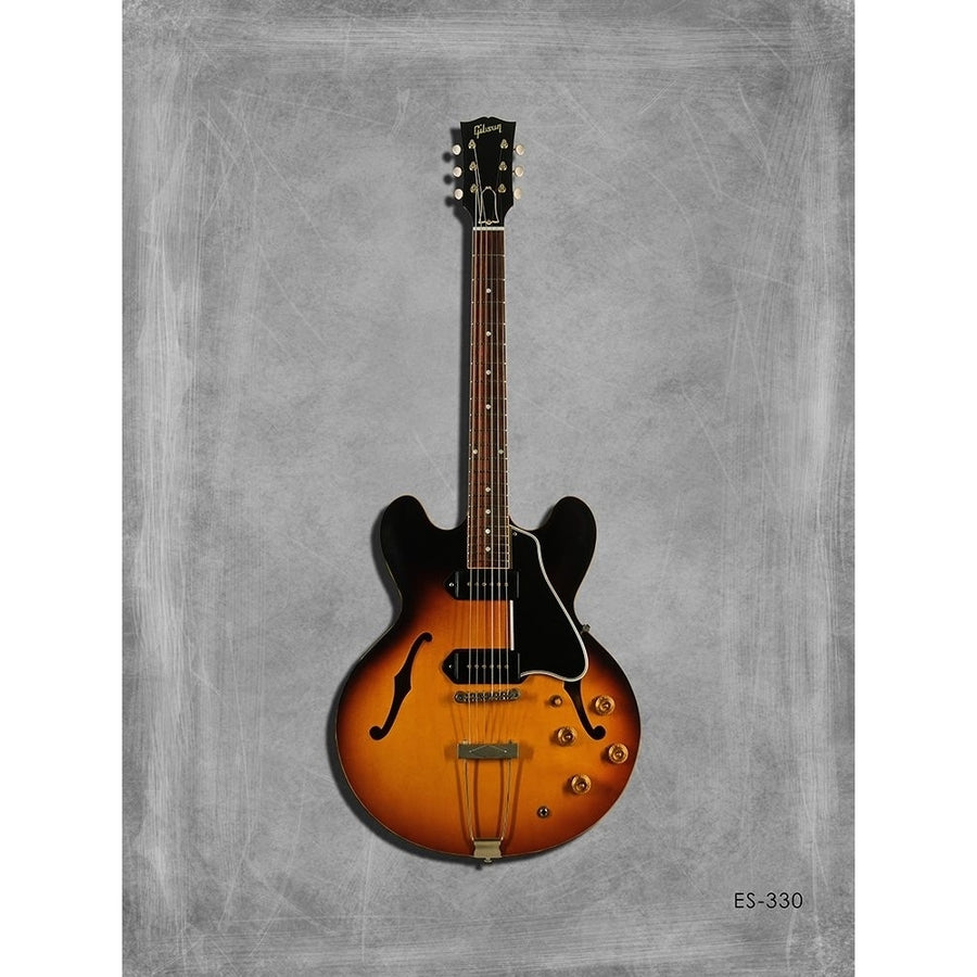 Gibson Semi hollow Poster Print by Mark Rogan RGN114886 Image 1