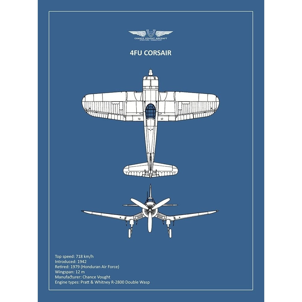 BP CV F4U-Corsair Poster Print by Mark Rogan RGN114913 Image 1