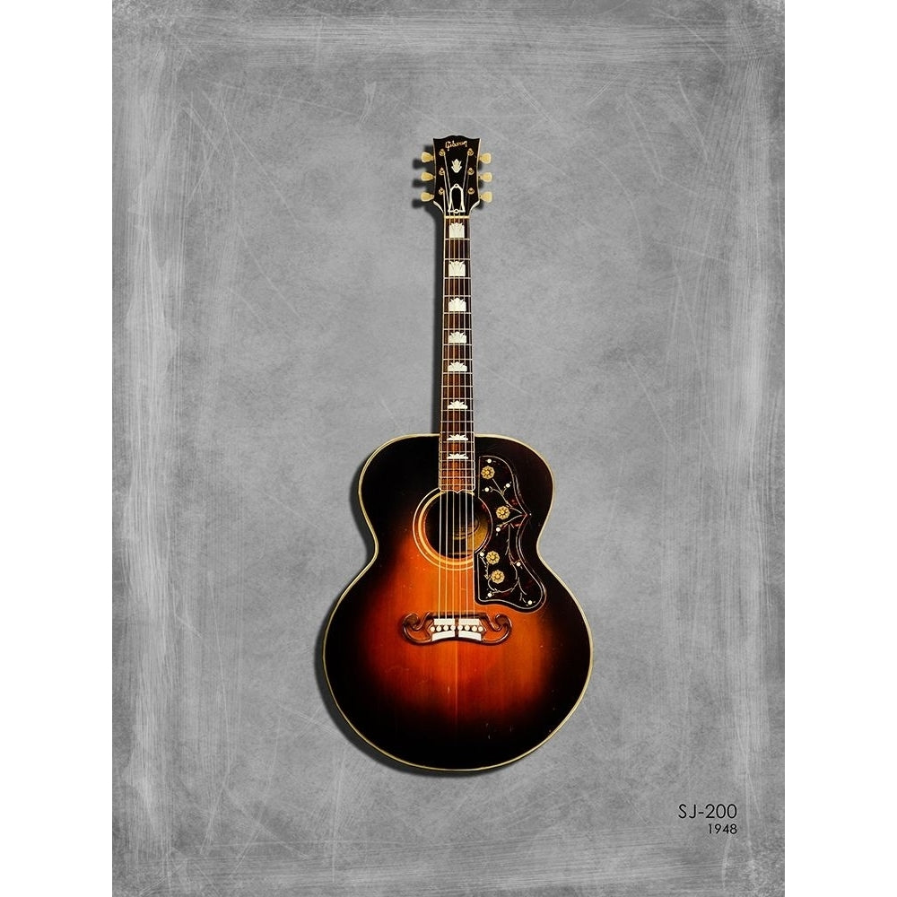 Gibson Sj 200 1948 Poster Print by Mark Rogan RGN114888 Image 1