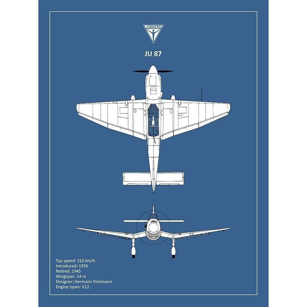 BP Junkers JU87 Poster Print by Mark Rogan RGN114929 Image 1