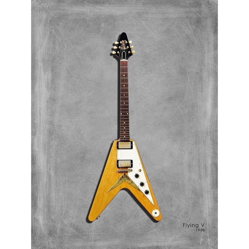 Gibson FlyingV 58 Poster Print by Mark Rogan RGN114879 Image 1