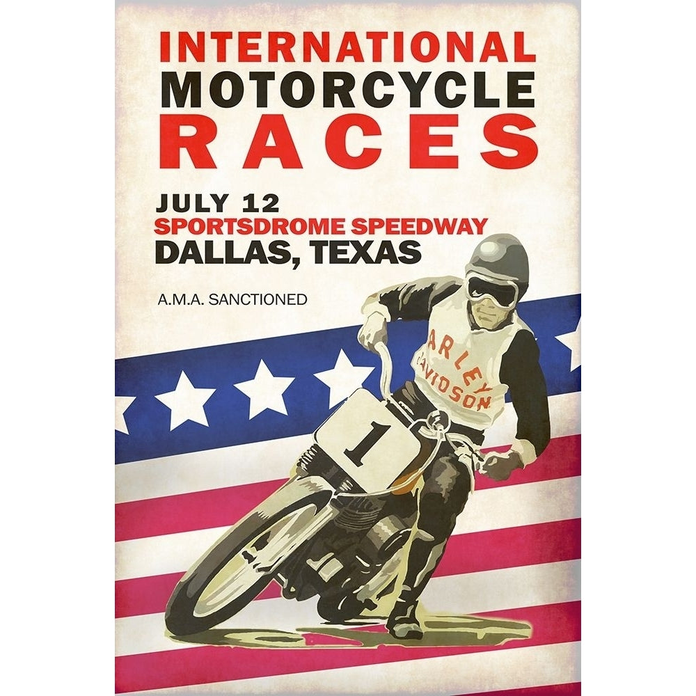 Intl Motorcycle Races Dallas Poster Print by Mark Rogan RGN116707 Image 1