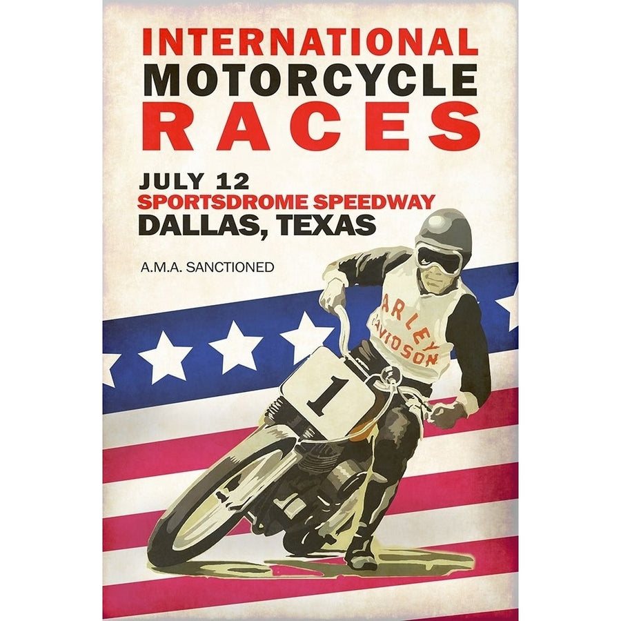 Intl Motorcycle Races Dallas Poster Print by Mark Rogan RGN116707 Image 1