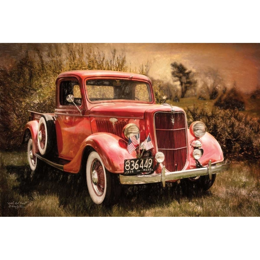 Little Red Truck Poster Print by Robin-Lee Vieira Image 1