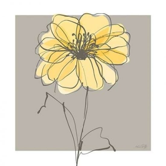 Yellow and Gray II Poster Print by Kris Ruff Image 2