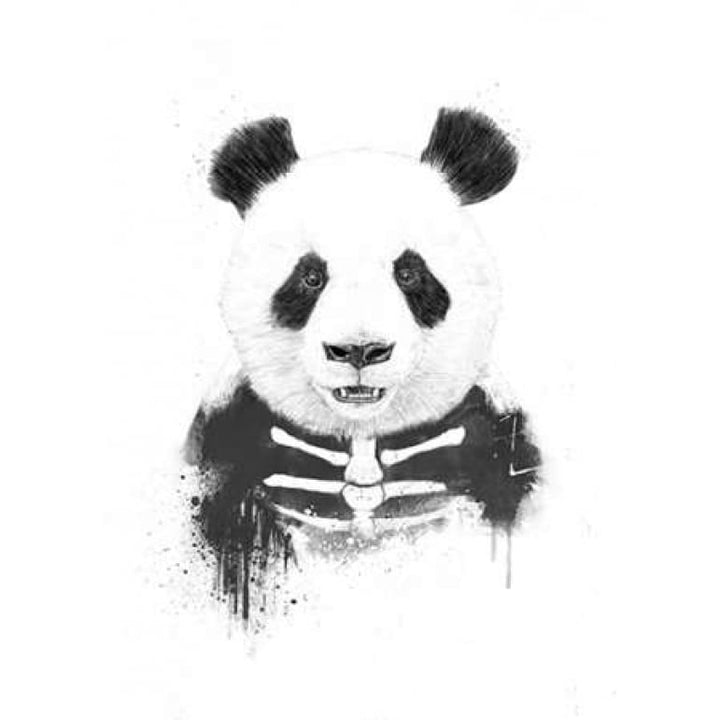 Zombie Panda Poster Print by Balazs Solti Image 2